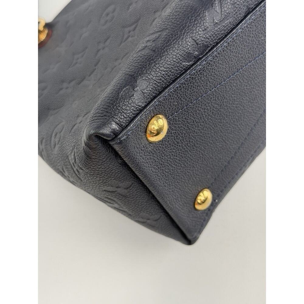 Louis Vuitton V Tote Shoulder Bag MM in LV Monogram Empreinte Leather 2019 S21 - Picture 7 of 16